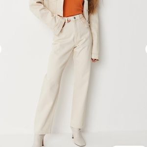 sand co ord acid wash dad jeans